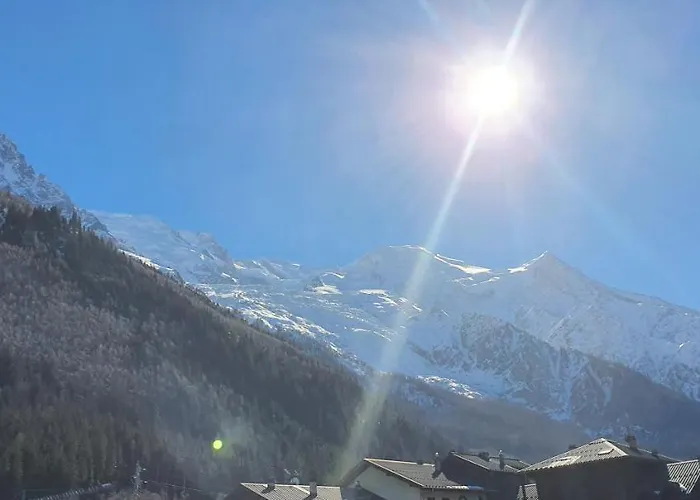 アパート Appt 4 /5 Pers - 3 Min. Centre シャモニー